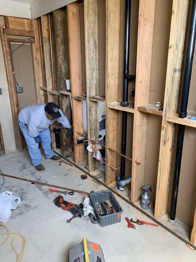 Commercial rough-in plumbing for Gas Line Repair in Anderwood Estates